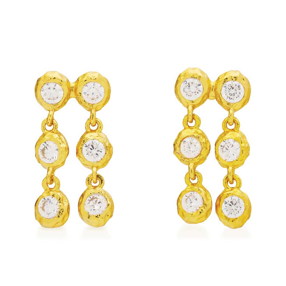 Amber Sceats Toulouse Earring In Crystal